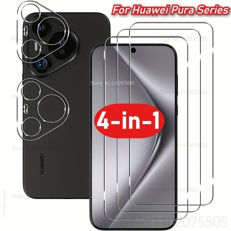 [4-in-1] 2 Stück gehärtetes Gl – Huawei Pura 70 Bewertung und Preis